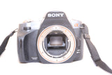 Sony Alpha DSLR-A380 14.2MP Digital SLR DT SAM 18-55mm & 75-300mm Kit EXCELLENT
