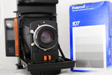 Konica Instant Press Film Camera w/ Hexanon 110mm f4 Lens w 107 B&W Film - EXC
